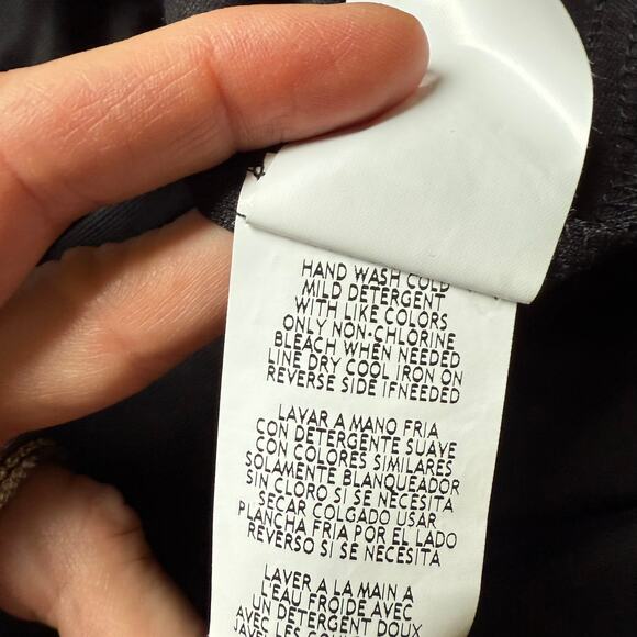 Onyx Nite Black Mesh Overlay Skirt Y2K Made in USA Women’s M - Picture 5 of 6